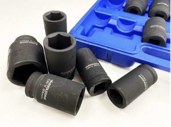 12Pc 3/4" Drive 6 Point Deep Impact Socket Set