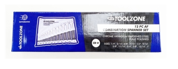 12Pc Af Crv Combination Spanner