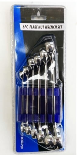 6Pc Hd Flare Nut Wrench Spanners
