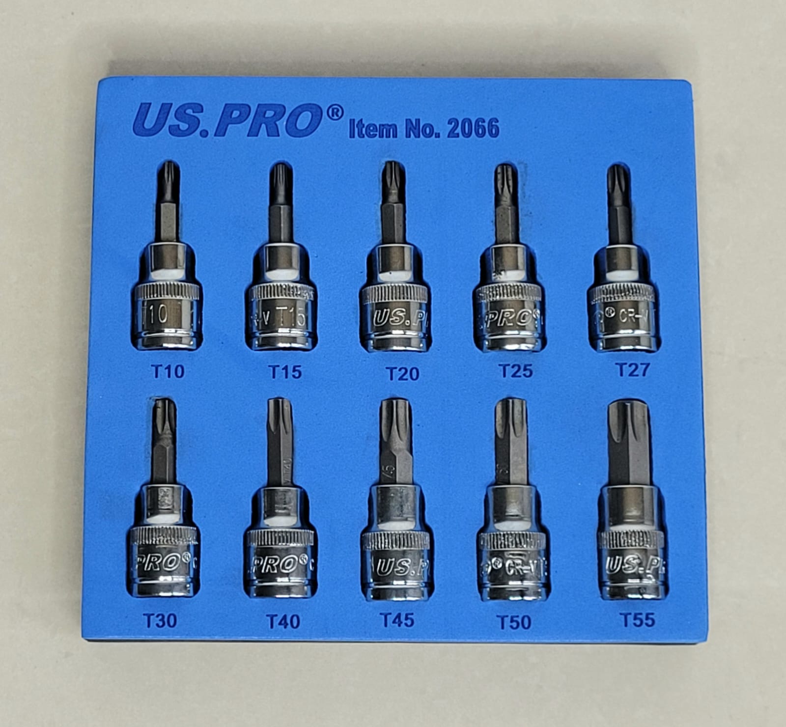 US PRO 10Pc 3/8" Dr Star Bit Sockets