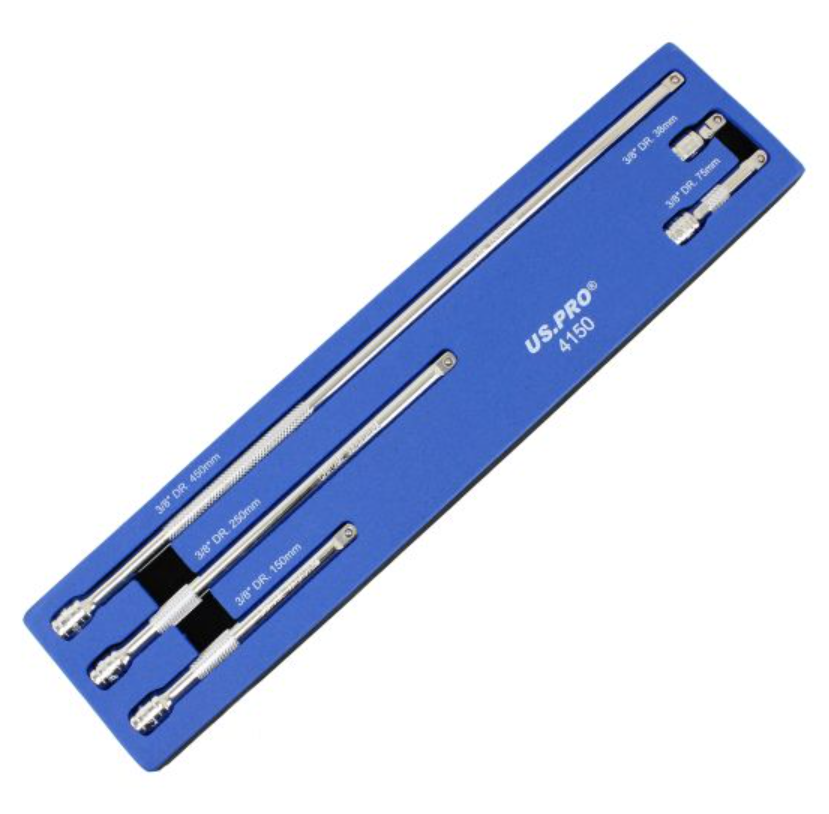 US PRO 5Pc 3/8" Dr Extension Bar Set