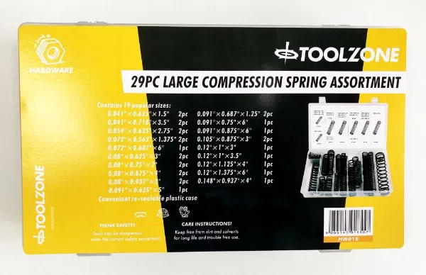 T/Z 29PC LARGE COMPRESSION SPRING ASST