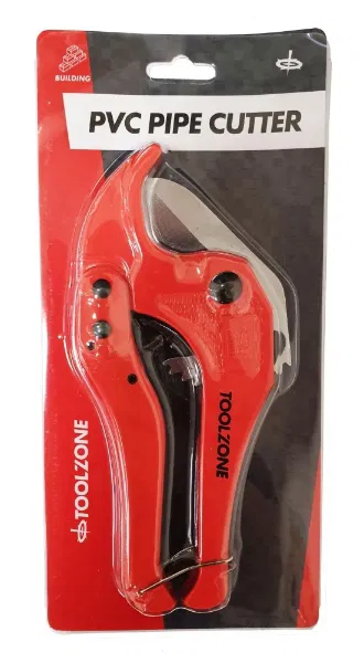 TOOLZONE PVC PIPE CUTTER UPTO 1 5/8",DIECAST ALUMINIUM BODY AND HARDENED
