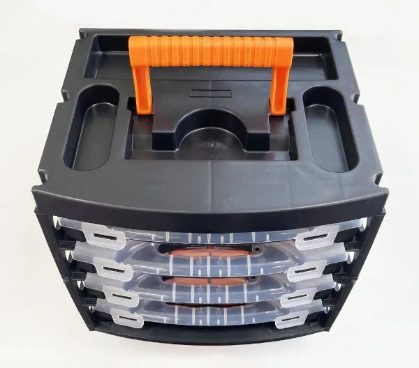 TOOLZONE 4 TRAY POLY ORGANIZER SET