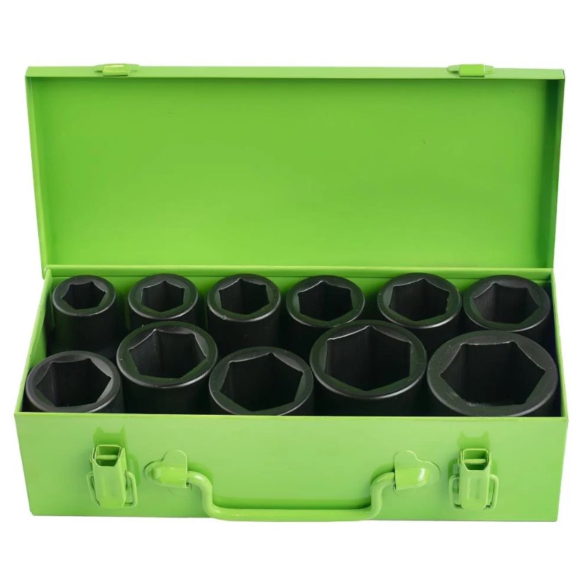 DSD TOOLS 11pc 1″ DR Deep Impact Sockets Metric 22-50mm